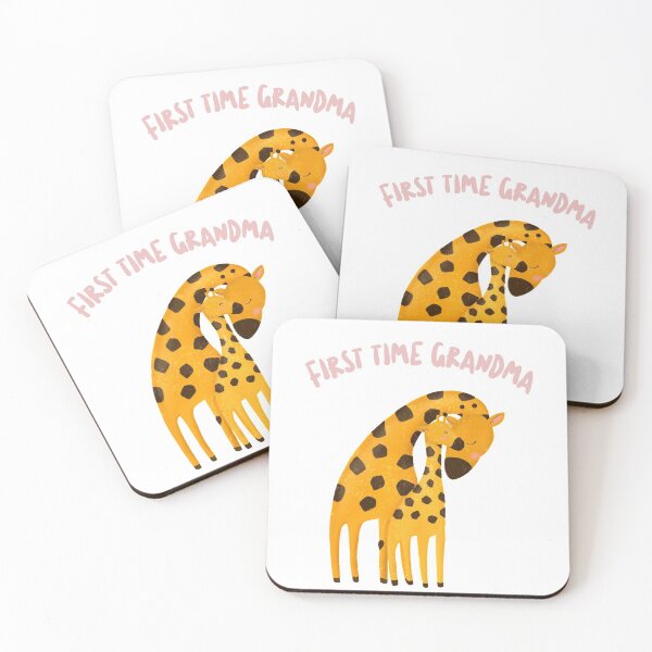 Item preview, First Time Grandma - Cute Giraffe tee for Grandma designed and sold by 5lav.