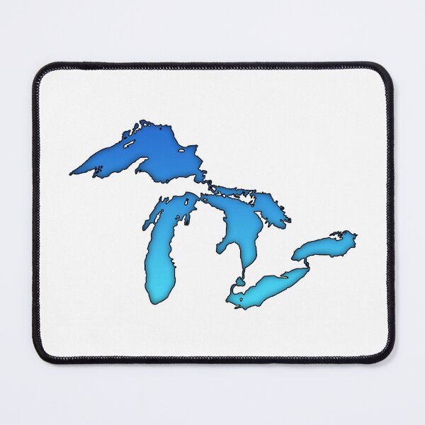 Item preview, Great Lakes in Blue. designed and sold by Sun Dog Montana.