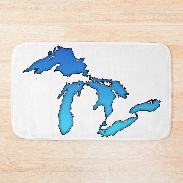 Item preview, Great Lakes in Blue. designed and sold by Sun Dog Montana.