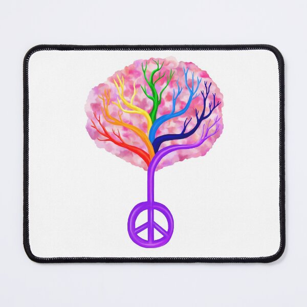 Item preview, Cherry Blossom Rainbow Peace Tree designed and sold by Deborah Camp.