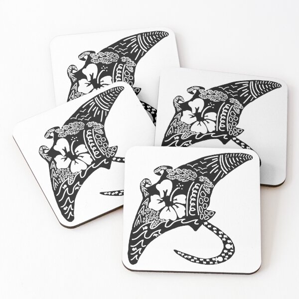Item preview, Hibiscus Manta Ray designed and sold by Finnzilla.