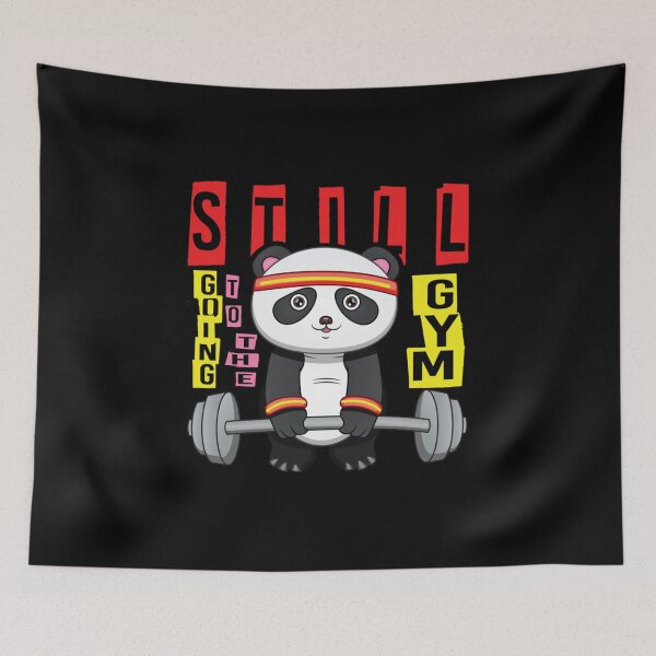 Item preview, Panda Working Out  Still Going to The Gym designed and sold by BibiPeeples.