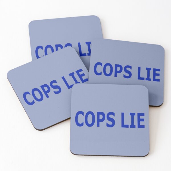 Item preview, Cops Lie (blue) designed and sold by YoFlyList.