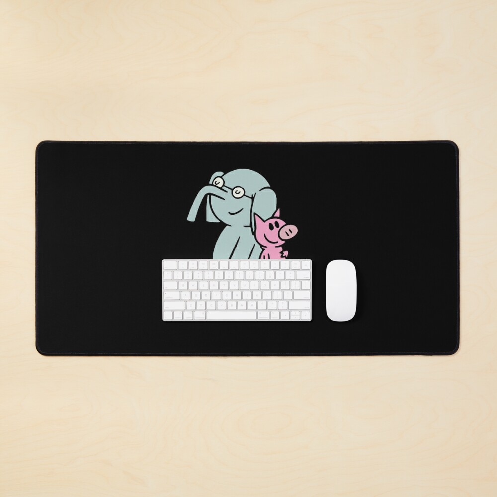 Elephant And Piggie Gerald And Piggie Anime Transparent Sticker Mo Willems Mouse Pad For Sale By Robertoy Redbubble