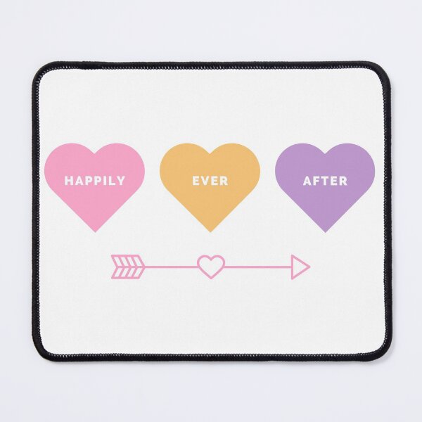 Item preview, Happily Ever After. Cute Romantic Valentines Day, Marriage, Anniversary or Engagement Quote. designed and sold by That Cheeky Tee.