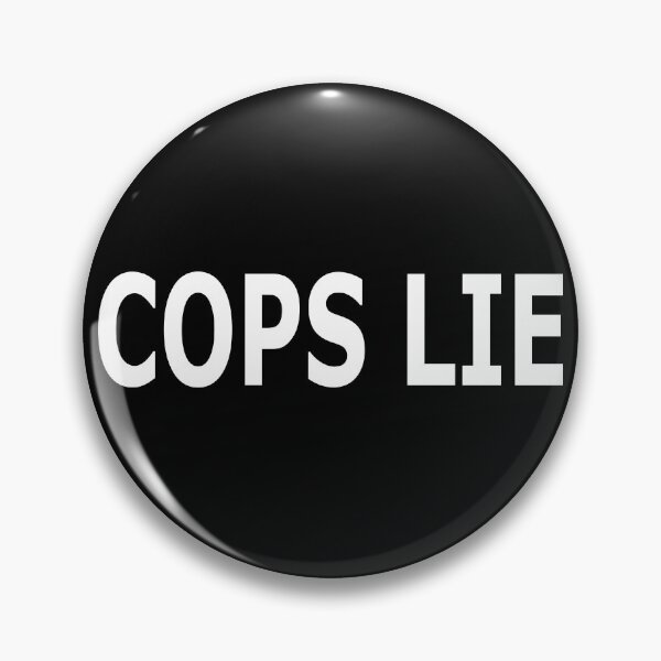 Item preview, Cops Lie (white) designed and sold by YoFlyList.
