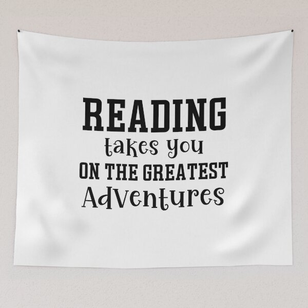 Item preview, Reading Takes You On The Greatest Adventures designed and sold by miraipa.