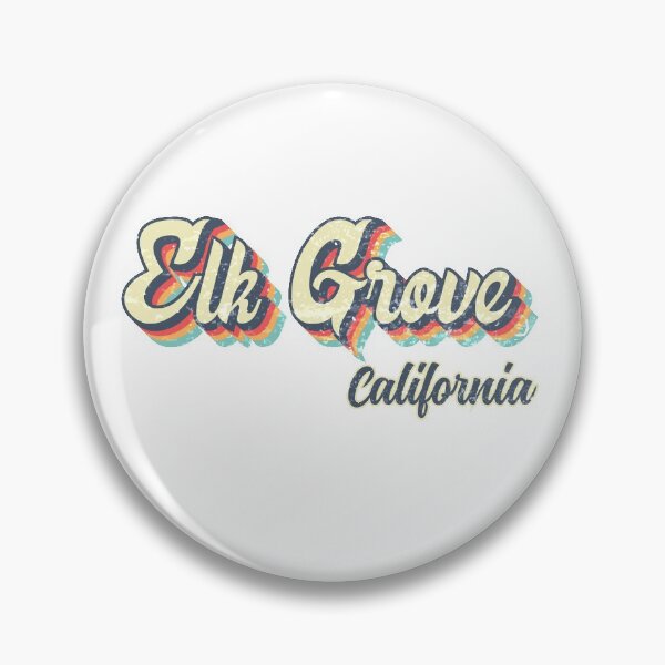 Item preview, Elk Grove city California Retro Vintage 70s rainbow designed and sold by Teelogic.