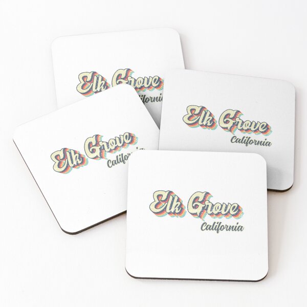 Item preview, Elk Grove city California Retro Vintage 70s rainbow designed and sold by Teelogic.