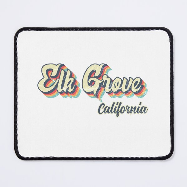Item preview, Elk Grove city California Retro Vintage 70s rainbow designed and sold by Teelogic.