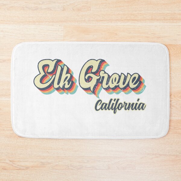 Item preview, Elk Grove city California Retro Vintage 70s rainbow designed and sold by Teelogic.