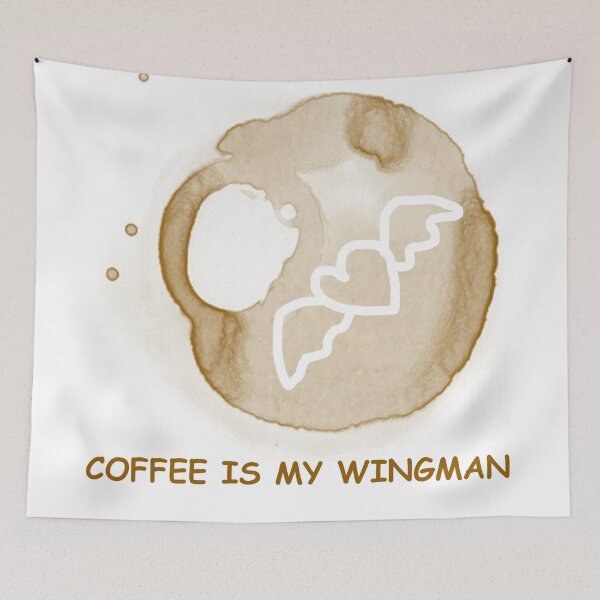 Item preview, Coffee is my wingman designed and sold by beerman70.