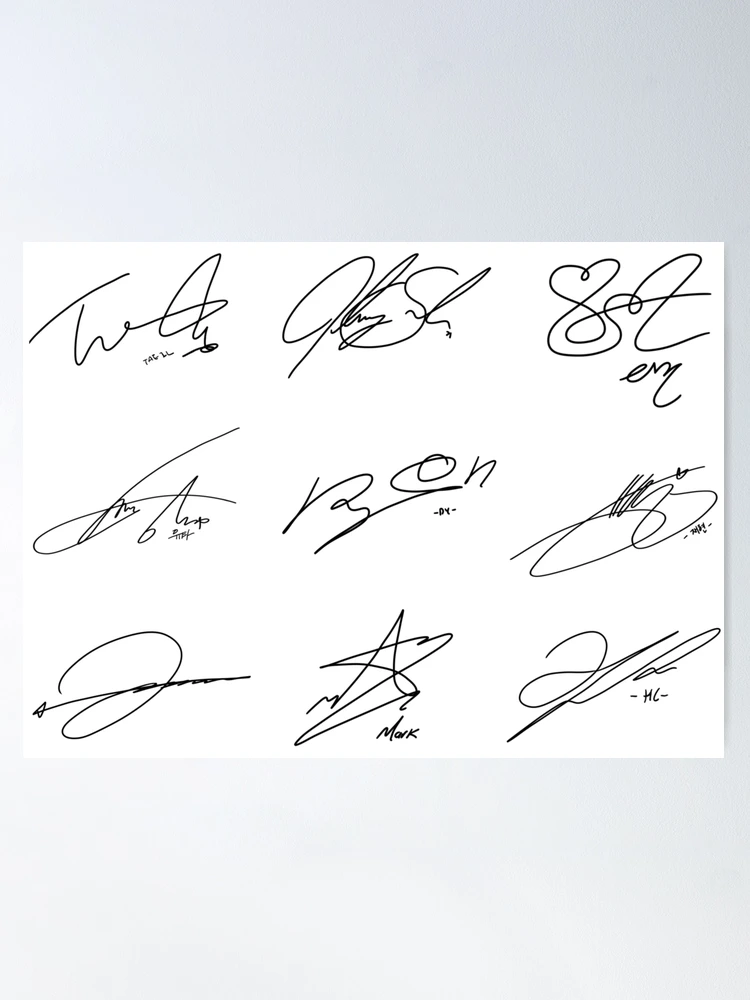 NCT 127 signatures