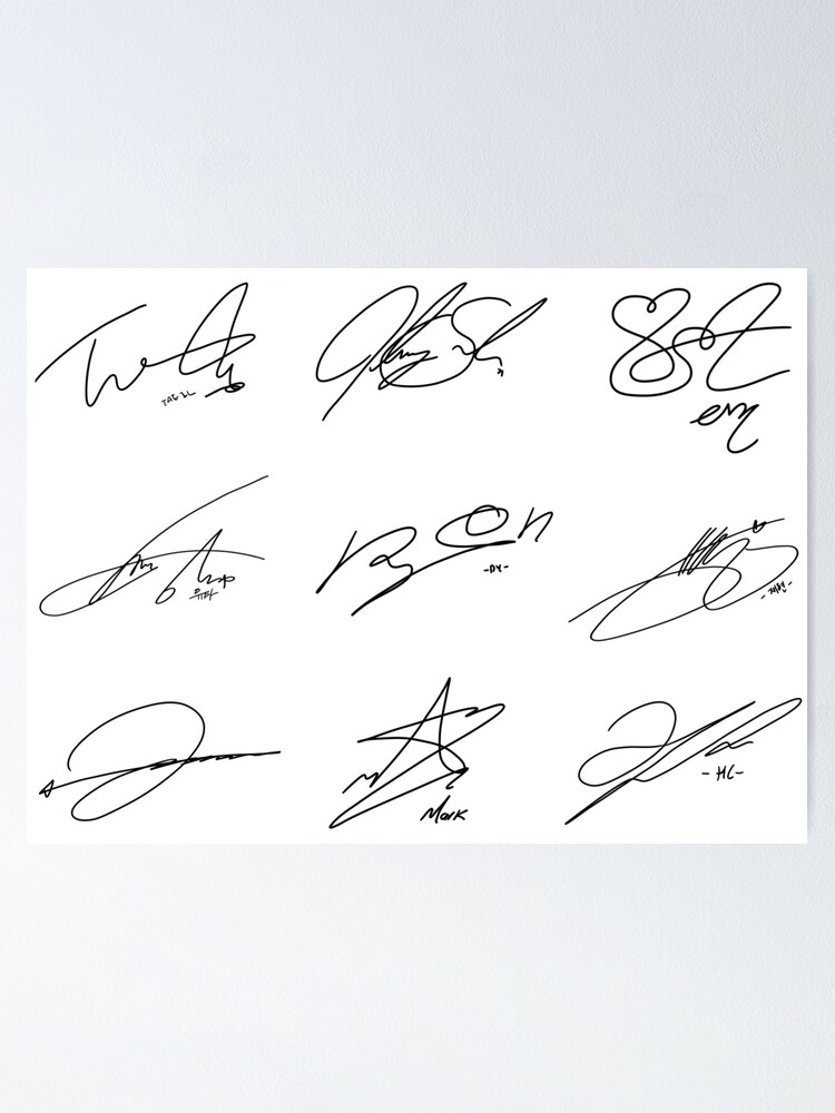NCT サイン NCT 127 signatures