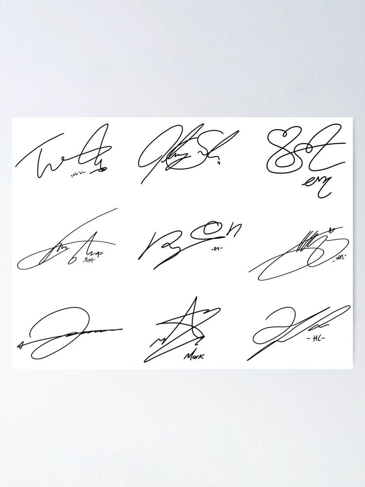 NCT 127 signatures