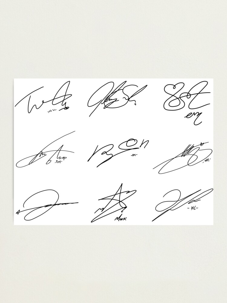 NCT 127 signatures