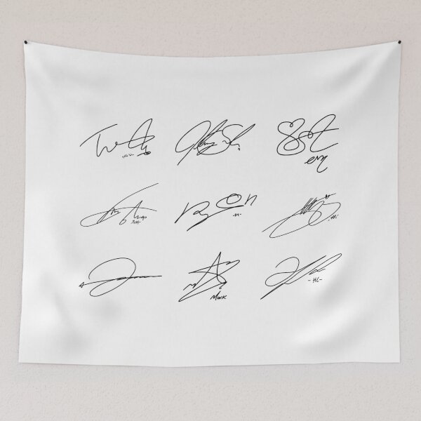 Item preview, NCT 127 signatures designed and sold by MADCITYY.