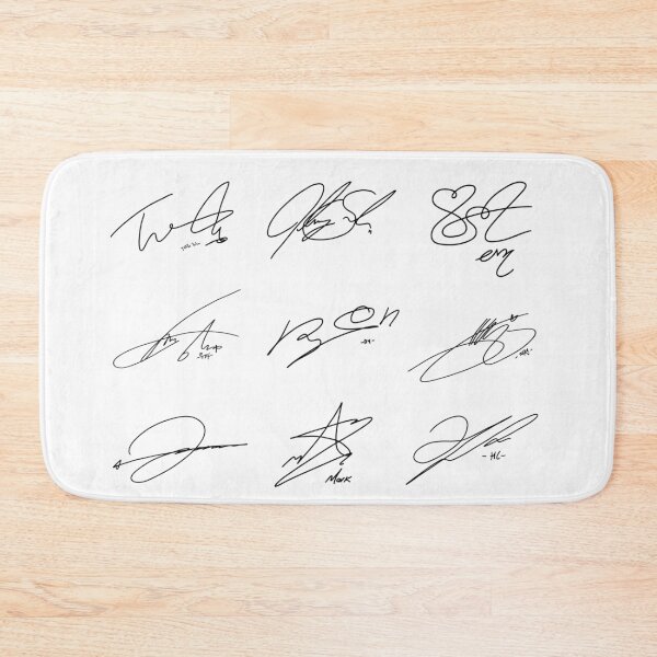 Item preview, NCT 127 signatures designed and sold by MADCITYY.