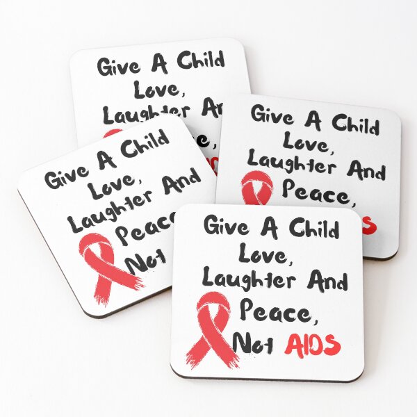 Item preview,  Aids  Awareness Day, Give a Child Love, Laughter, And Peace, Not AIDS.  designed and sold by Youssefone.