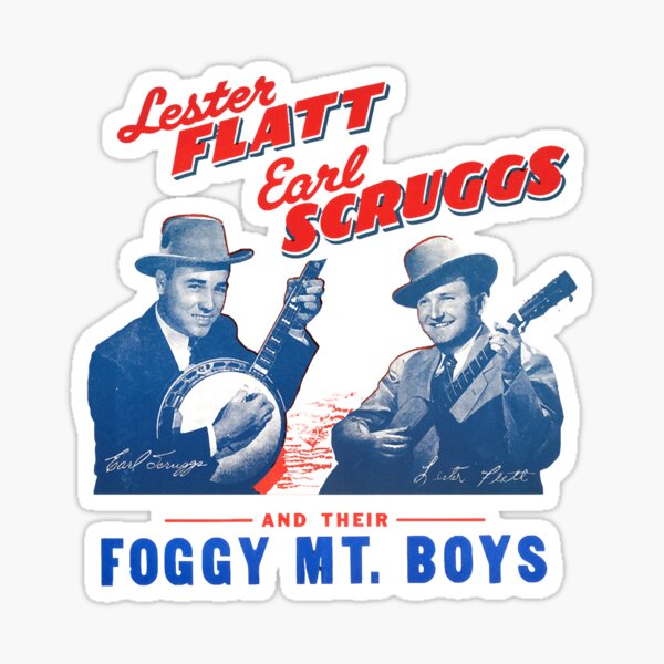 Flatt and Scruggs and their Foggy Mountain Boys Sticker