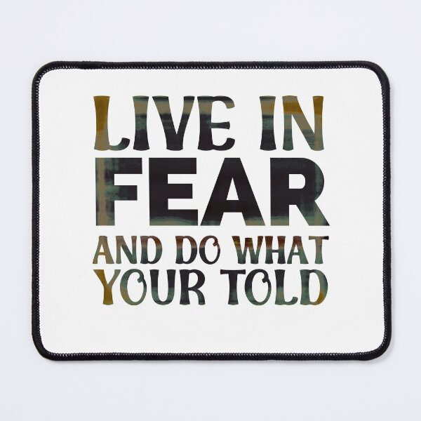 Item preview, GREEN LIGHTS/LIVE IN FEAR AND DO WHAT YOUR TOLD designed and sold by wildwhimsical.