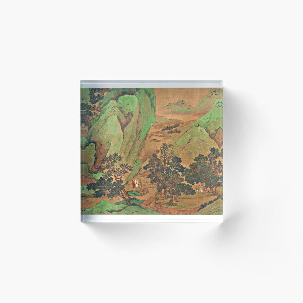 Item preview, Chinese Landscape Garden Estate Remastered designed and sold by Purple Fern Art.