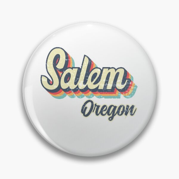 Item preview, Salem city Oregon Retro Vintage 70s rainbow designed and sold by Teelogic.