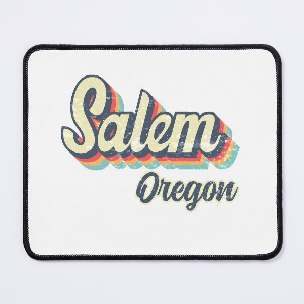 Item preview, Salem city Oregon Retro Vintage 70s rainbow designed and sold by Teelogic.