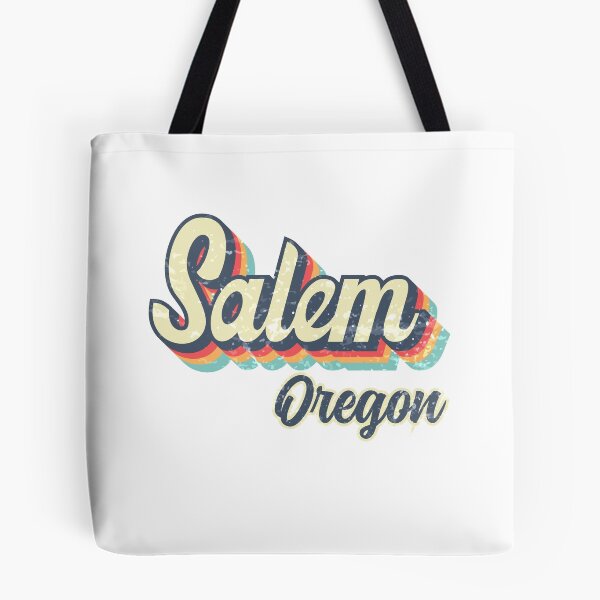 Item preview, Salem city Oregon Retro Vintage 70s rainbow designed and sold by Teelogic.
