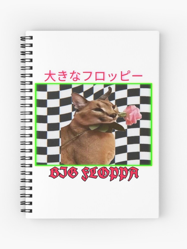Big Floppa Spiral Notebooks for Sale
