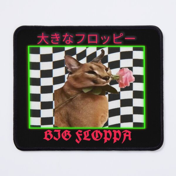 Big Floppa - Caracal meme cat / fat floppa / cursed floppa Postcard for  Sale by romanticists