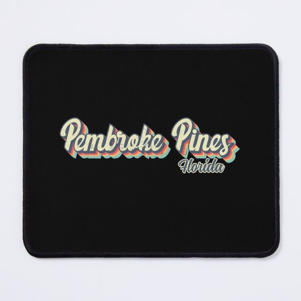 Item preview, Pembroke Pines city Florida Retro Vintage 70s rainbow designed and sold by Teelogic.