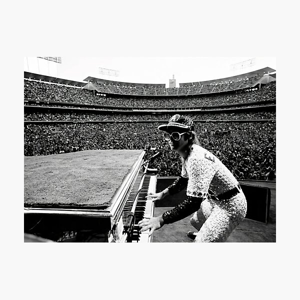Elton First Concert Poster Photographic Print
