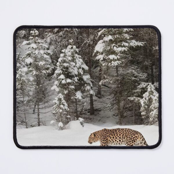 Item preview, Amur Leopard In Winter designed and sold by RiverenAshley.