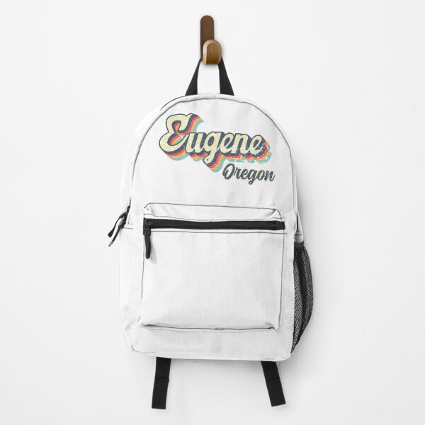Item preview, Eugene city Oregon Retro Vintage 70s rainbow designed and sold by Teelogic.