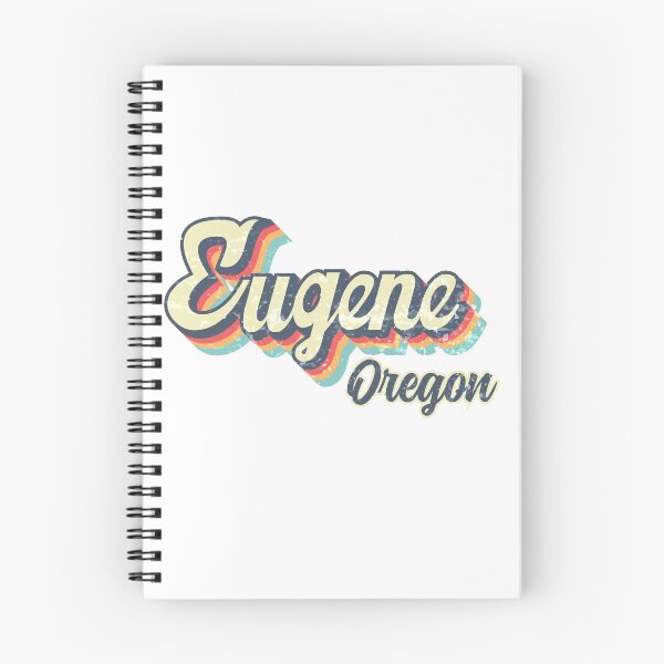 Item preview, Eugene city Oregon Retro Vintage 70s rainbow designed and sold by Teelogic.