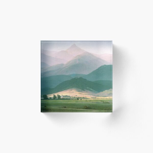 Landscape In The Riesengebirge Acrylic Block
