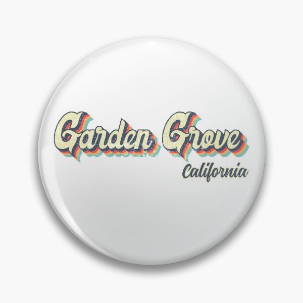 Item preview, Garden Grove City California Retro Vintage 70s rainbow designed and sold by Teelogic.