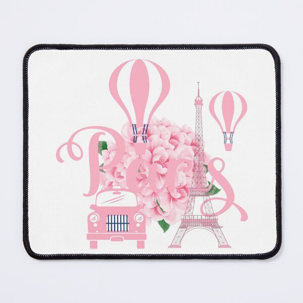Item preview, PARIS PINK FLOWERS designed and sold by wildwhimsical.