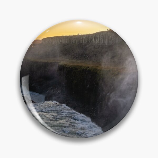 Item preview, Misty Gullfoss Iceland Waterfall designed and sold by Catherine Reading.