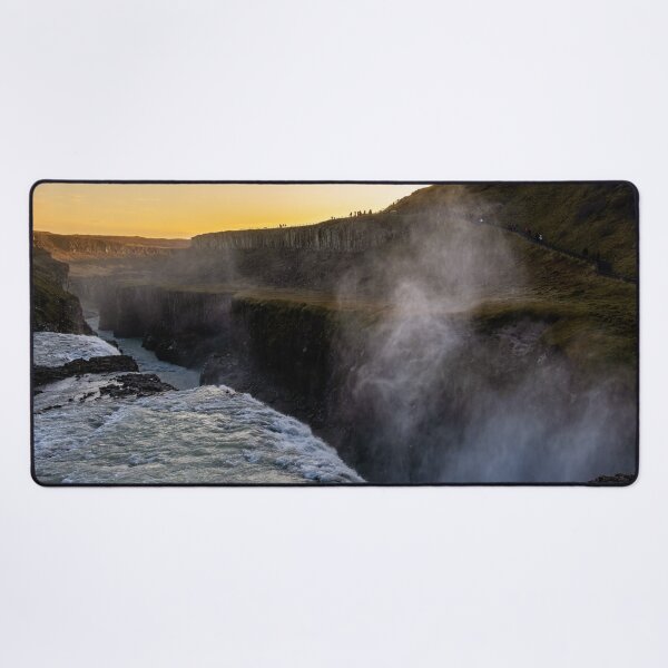 Item preview, Misty Gullfoss Iceland Waterfall designed and sold by Catherine Reading.