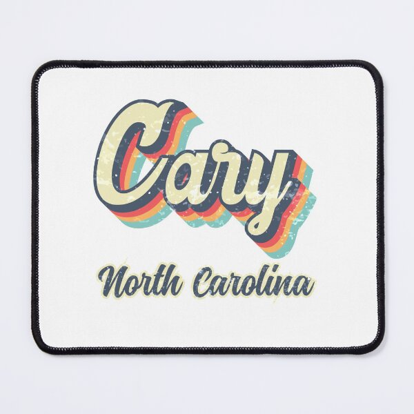 Item preview, Cary town North Carolina Retro Vintage 70s rainbow designed and sold by Teelogic.