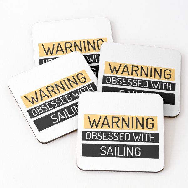 Item preview, Warning! Obsessed with Sailing designed and sold by Sandeaux Designs.