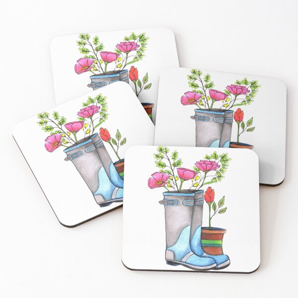 Item preview, Gumboot flower Pot designed and sold by Colouringinbook.