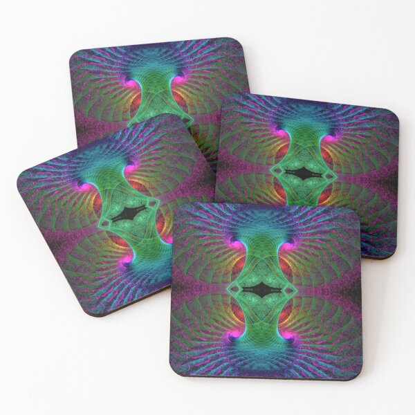 Item preview, spirograph twist fractal digital art print designed and sold by BelAnnGrey.