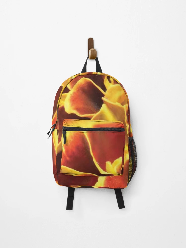 Thumbnail 1 of 3, Backpack, Calendula Flower designed and sold by RiverenAshley.