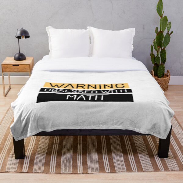 Item preview, Warning! Obsessed with Math designed and sold by Sandeaux Designs.