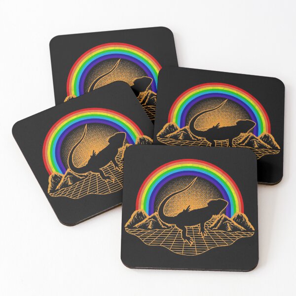 Item preview, Bearded Dragon Pet Mom Dad Lover Pogona Beardie Rainbow Retro 70s 80s designed and sold by BCreative4U.