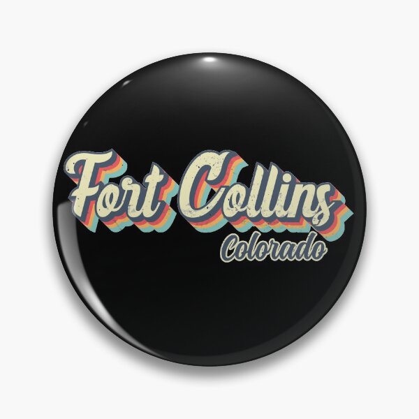 Item preview, Fort Collins city Colorado Retro Vintage 70s rainbow designed and sold by Teelogic.