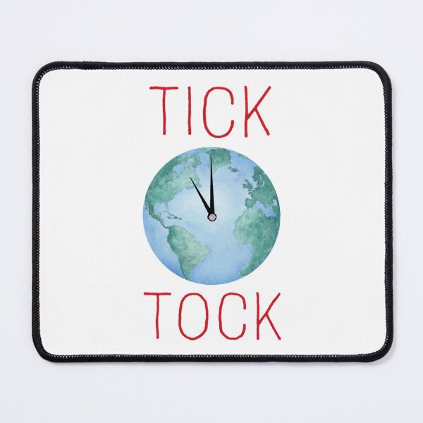 Item preview, TICK TOCK PLANET EARTH - 11th HOUR - Climate Change Message designed and sold by Susan Prolman.
